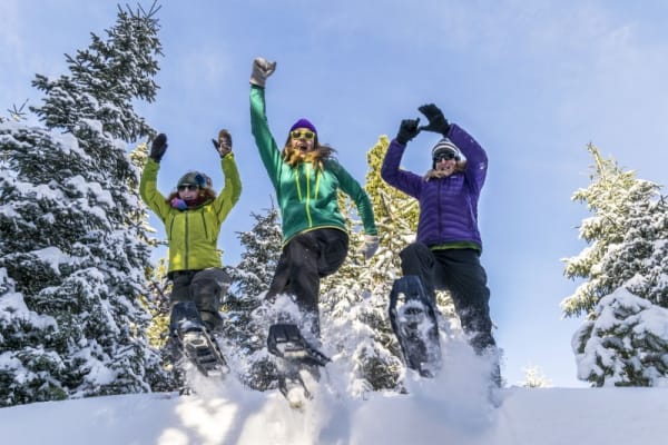 Raquettes à neige à Rovaniemi