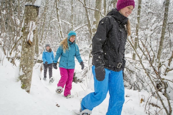 Schneeschuhwandern in Quebec City