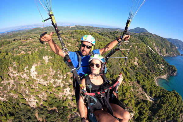 Paragliding in Corfu