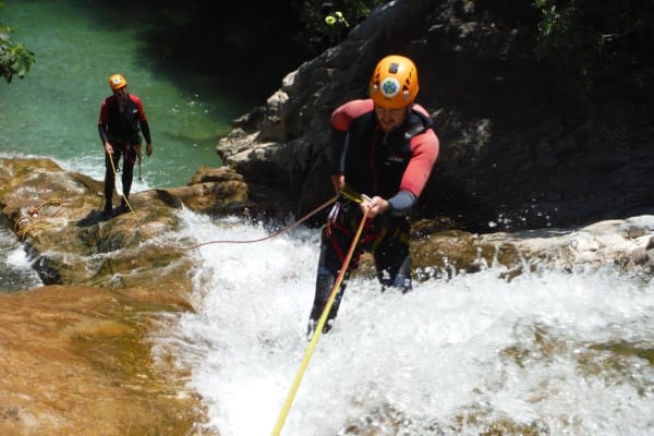 Canyoning at Rio Grande in Sierra de las Nieves, near Málaga