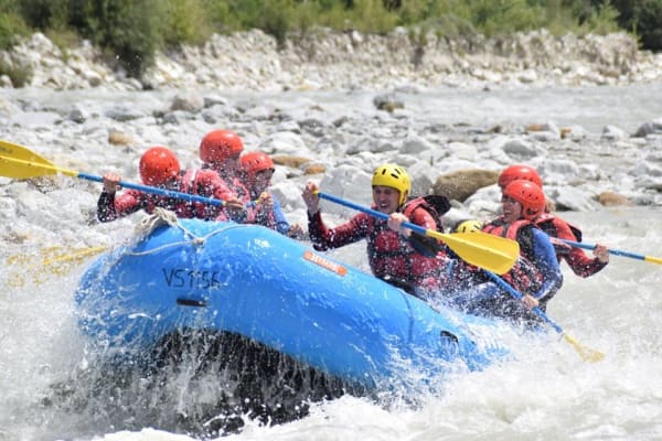 White Water Rafting in Verbier
