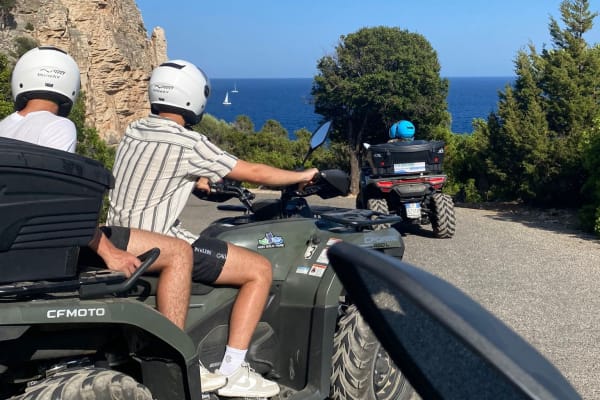 Quad Biking Tour to Pedralonga from Tortolì, Sardinia
