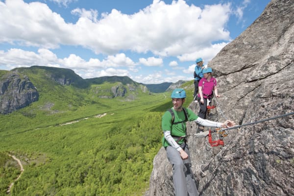 Via Ferrata in Charlevoix