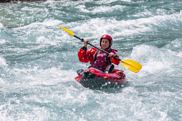 Rafting on the Vorderrhein River from Versam near Ilanz