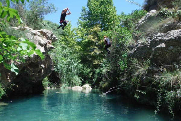 Canyoning in Gorgo de la Escalera