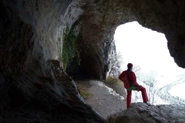 Caving in Les Carroz, Le Grand Massif