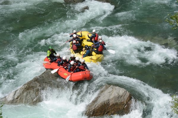 Rafting on the Noguera Pallaresa River near Andorra
