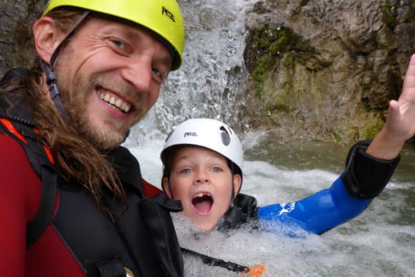 Family Canyoning in the Lechtal in Tyrol