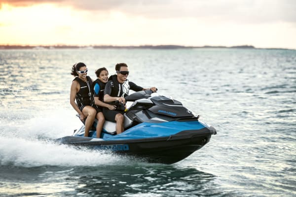 Jet Skiing in Cala Bassa, Ibiza