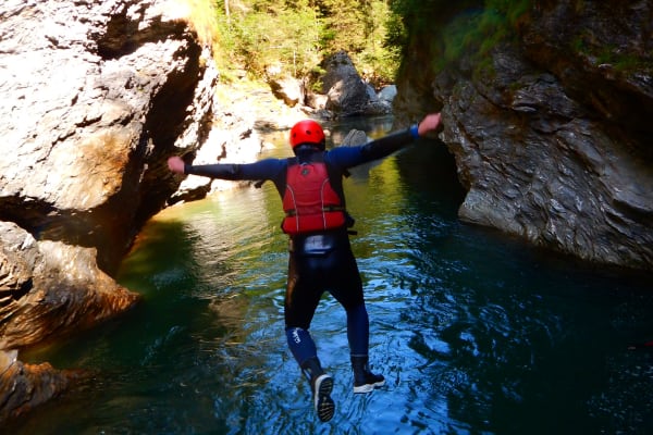 Canyoning in Thusis