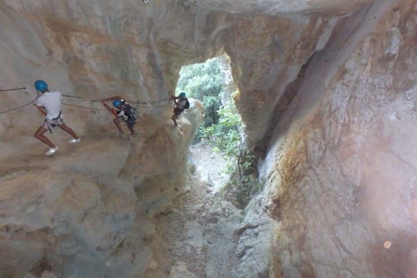 Via Ferrata of Thaurac near Montpellier