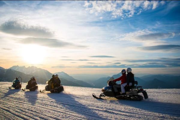 Motoneige aux Carroz, Le Grand Massif