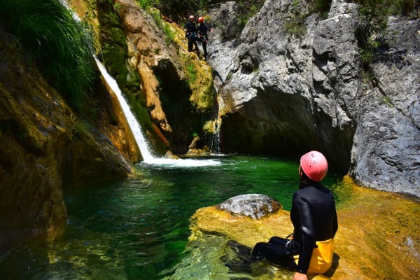 Canyoning on Mt Olympus