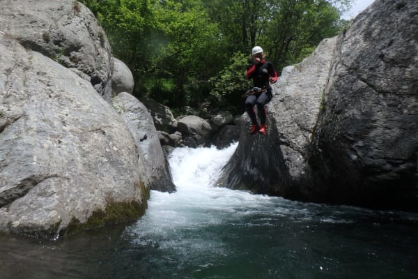 Canyoning excursion in the Freser canyon, Ripollès