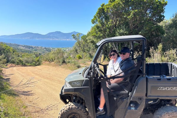 Excursion en buggy dans le maquis depuis Porticcio avec collation, golfe d’Ajaccio