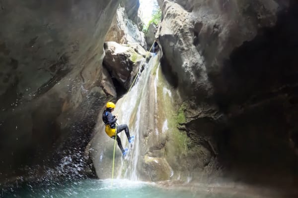 Canyoning excursion at St. Pere Gorge near Sort