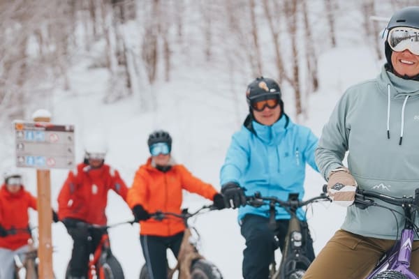 Fat bike à Laurentides, Québec