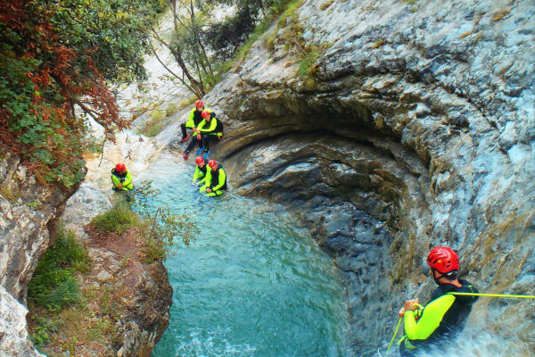 Canyoning in Lake Garda