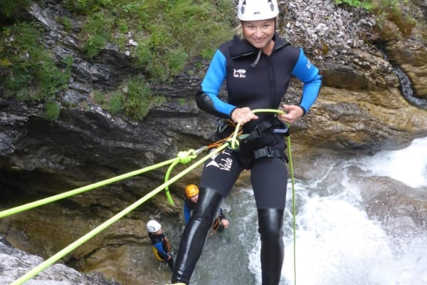Beginners Canyoning in the Lechtal in Tyrol