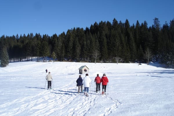 Schneeschuhwandern in Saint-Pierre-de-Chartreuse