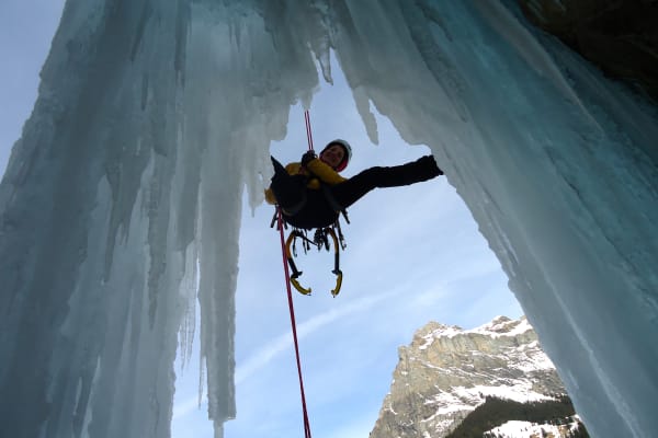 Escalade sur glace à Kandersteg