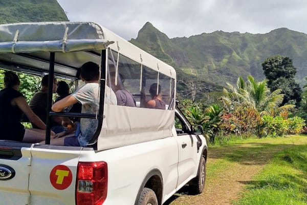 Geländewagen-Ausflug und Agrotourismus auf Raiatea, Französisch-Polynesien