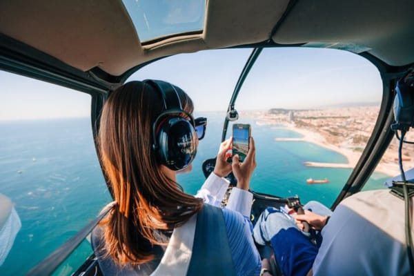 Vuelo panorámico en helicóptero sobre la Costa Azul desde Cannes