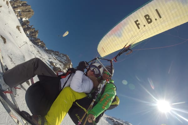 Paragliding in Meribel, Les Trois Vallées
