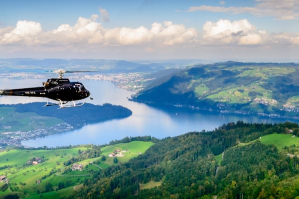 Eiger-Mönch-Jungfraujoch-Rundflug von Luzern aus