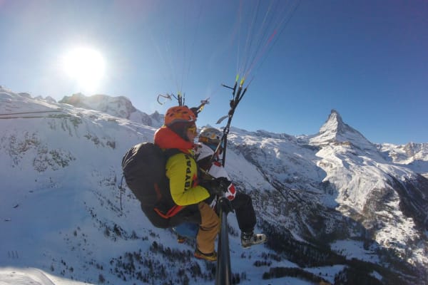 Paragliding in Zermatt