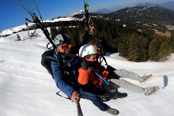Paragliding in Samoëns, Le Grand Massif