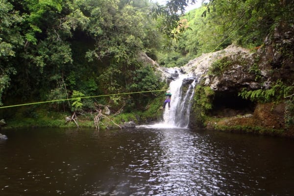 Canyon of Bassin Bœuf in Sainte-Suzanne, Reunion Island