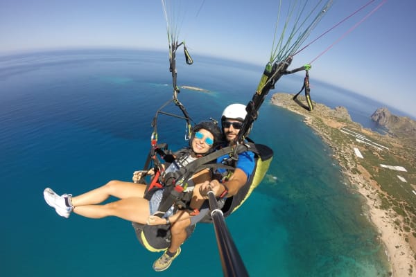 Paragliding in Chania