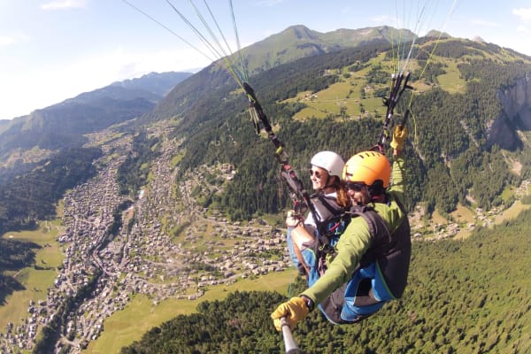 Parapente en Morzine, Portes du Soleil