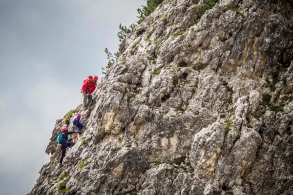 Beginner Via Ferrata Ra Pegna in the Dolomites, Cortina d’Ampezzo