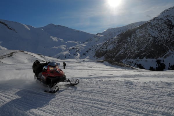 Motoneige à Benasque