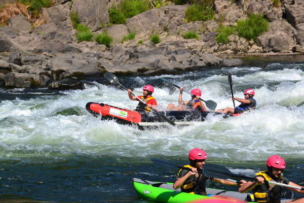 Cano-rafting on the Minho river from Melgaço