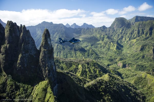 Vuelo en helicóptero en Tahiti