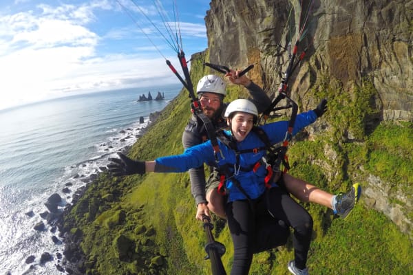 Paragliding in Vik i Myrdal