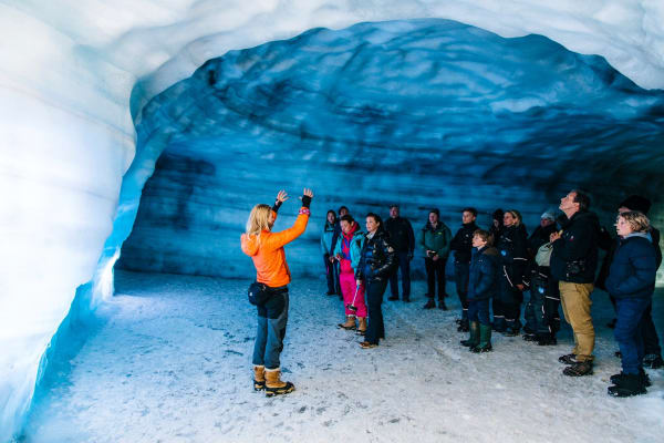 Randonnée glaciaire à Húsafell