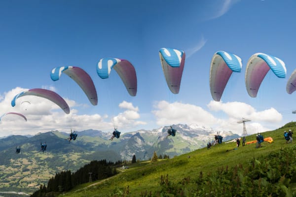 Parapente en Samoëns, El Gran Macizo