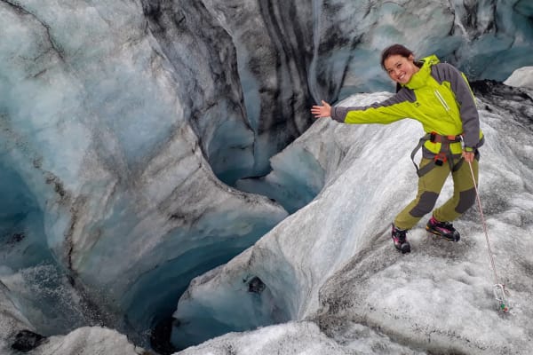Escalade sur glace à Sólheimajökull