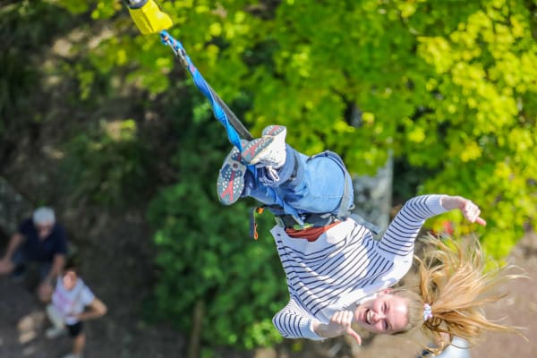 Bungee Jumping in Souleuvre Viaduct