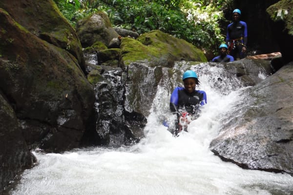 Canyoning in Le Morne-Vert