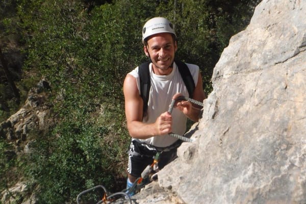 Via Ferrata Los Fresnos in Quesa, near Valencia