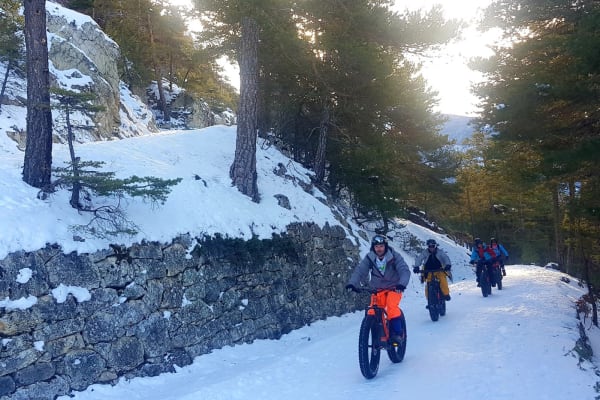 Fat bike à Serre Chevalier