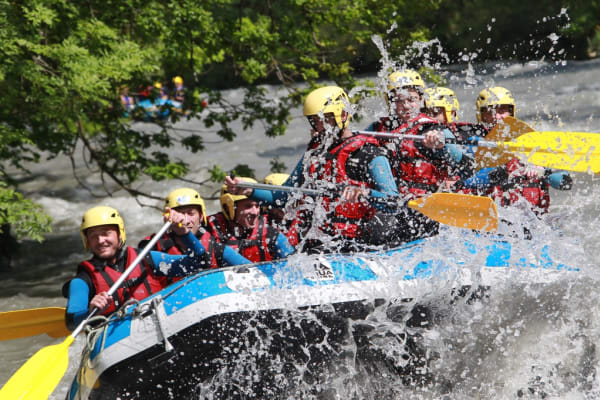 White Water Rafting in Les Arcs, Paradiski