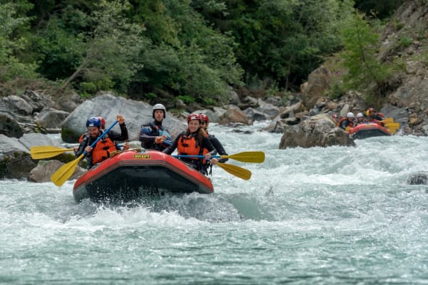 White Water Rafting in St Moritz