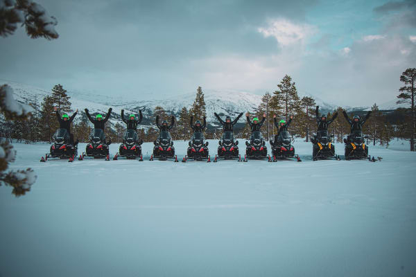 Half-Day Snowmobile Safari in Helgeland from Mosjøen