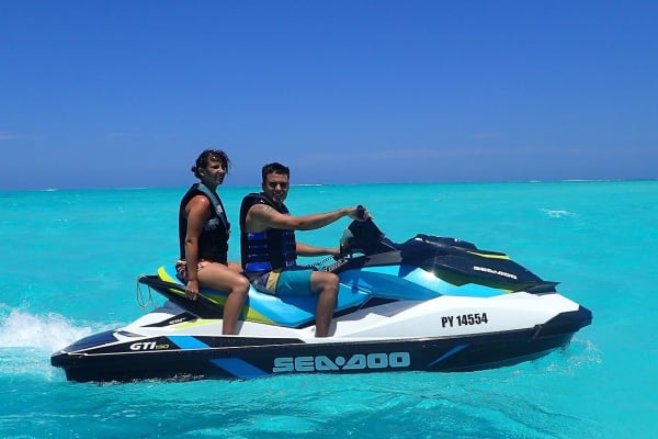 Jet Skiing in Moorea